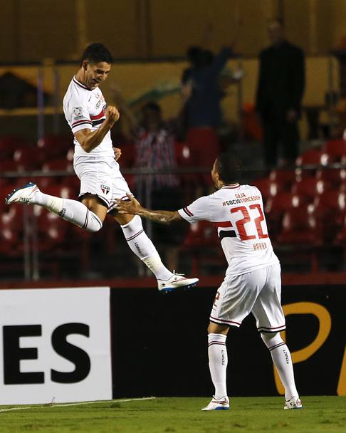 Esultanza gol di Alexandre Pato del Sao Paulo FC (Ap)